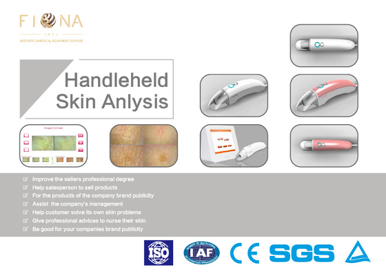Dispositivo di legno di analisi della pelle della lampada, umidità facciale della pelle di prova dell'analizzatore dell'analizzatore della pelle