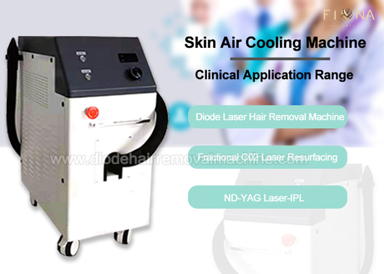 Macchina di raffreddamento della pelle comoda della macchina dell'aria fredda di bassa temperatura per il trattamento del laser